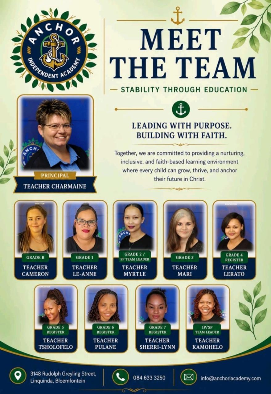 Meet the teachers at Anchor Independent Academy
